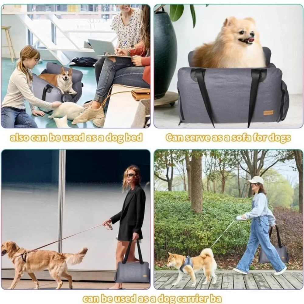 Dog Car Seat for Small Dogs 5-25 lbs.